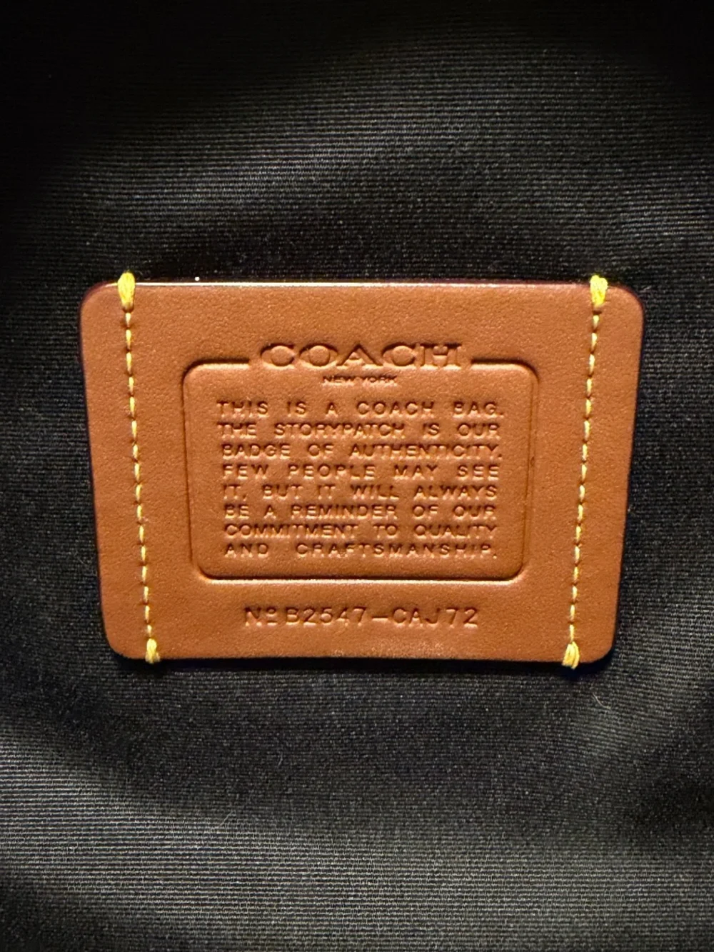 Coach Turnlock Sling - Leather